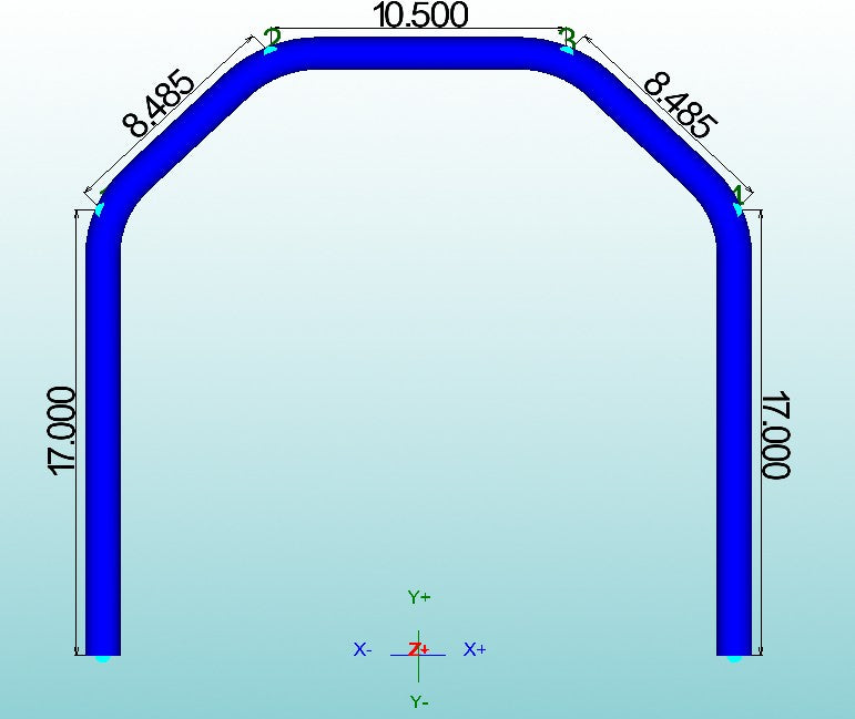 Chromoly Mid Plate Hoop 4 BND